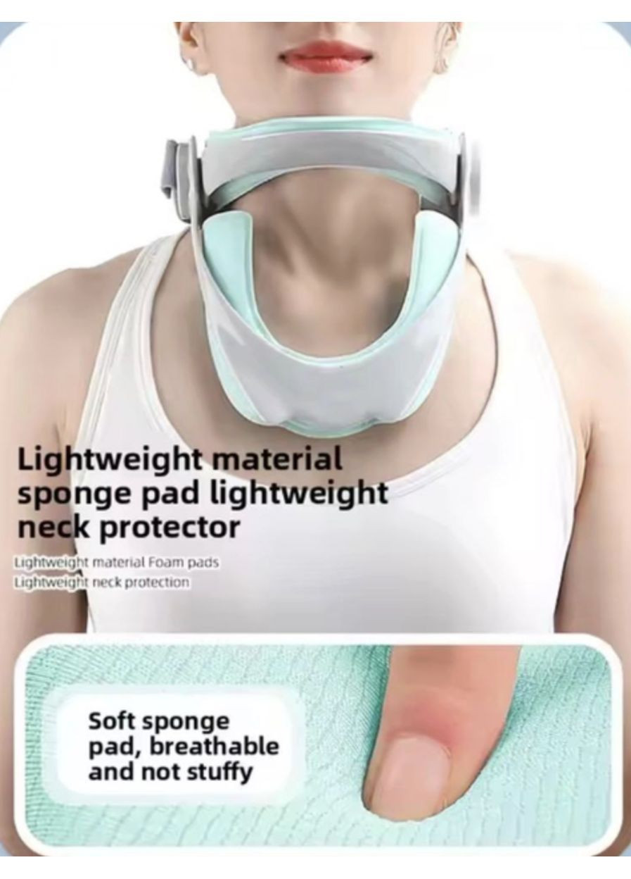 Коректор постави фіксатор корсет на шию бандаж універсальний Premium 1 шт Сірий NPK (367859705)