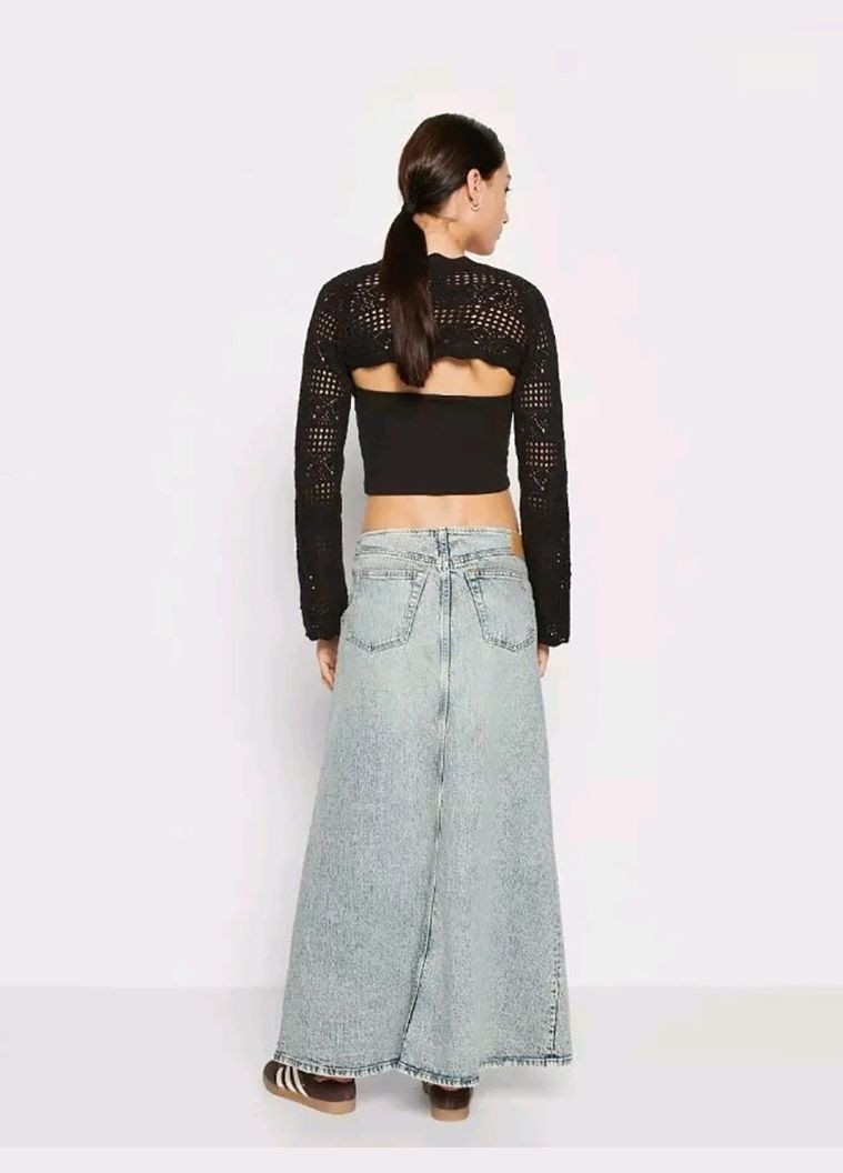 Спідниця джинсова Weekday (341029902)