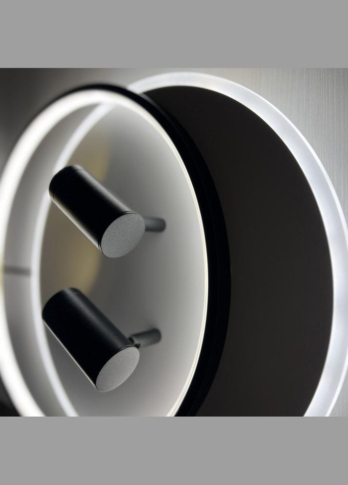 Светильник потолочный светодиодный GEOMETRIA DOWNLIGHT 65W 2R 400490 WHITEBLACK 220V IP20 с пультом Luminaria (329440167)