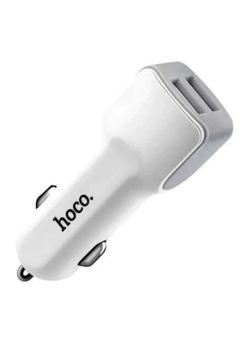 Адаптер ОЗУ Hoco Z23 автомобильное зарядное устройство с двумя портами 2USB 2.4A Grant (395280462)
