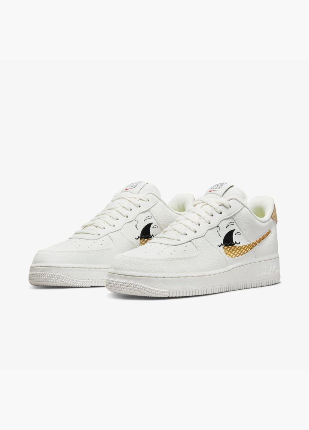 Білі кросівки чоловічі air force 1 07 lv8 nn white dm0117-100 Nike