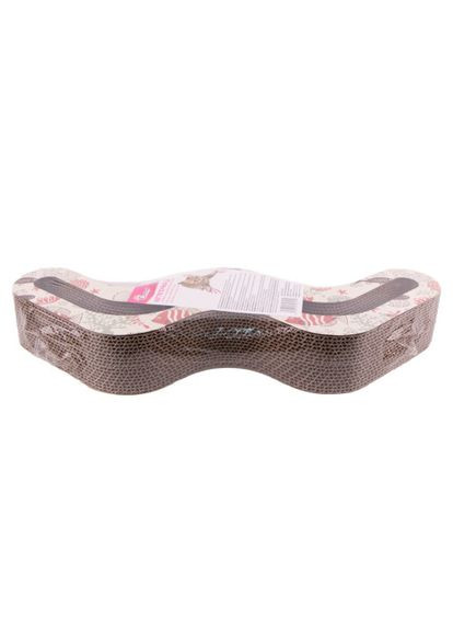 Дряпка Хвиля з котячою м'ятою для котів, 49,5х15х7 см (картон) Eastland (331431173)