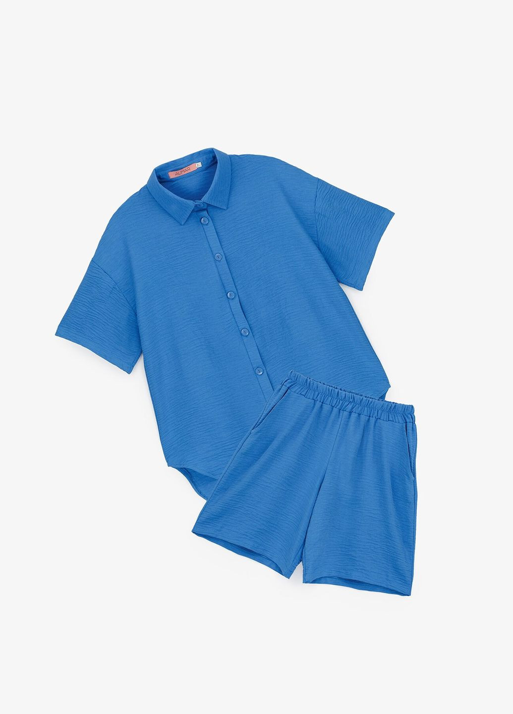 Костюм рубашка+шорты женский M-38 Голубой shop (2000990464446) On me (337310845)