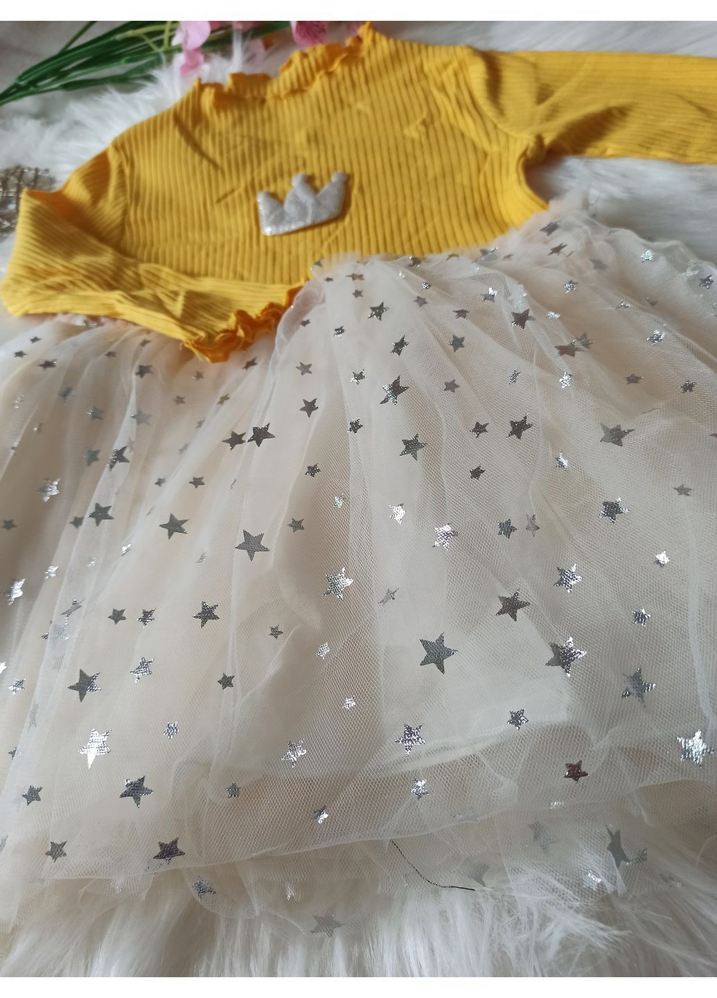 Жовта ніжне плаття для дівчинки No Brand (369964980)