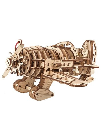 Конструктор (70183) UGEARS механічний 3D Літак Скажений Шершень (366700079)