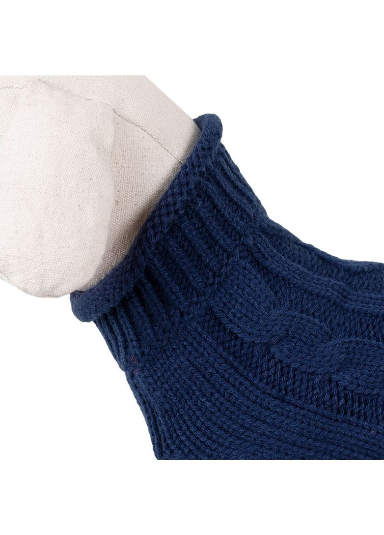 Вязаный свитер для собак, синий, M, 30см Happet (357074974)