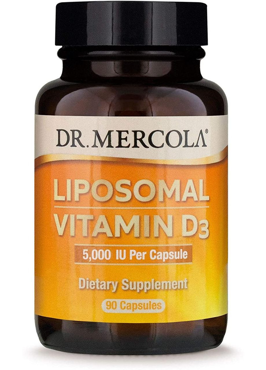 Вітамін D3 ліпосомальний, Liposomal Vitamin D3,, 5000 МО, 90 капсул Dr. Mercola (362369029)