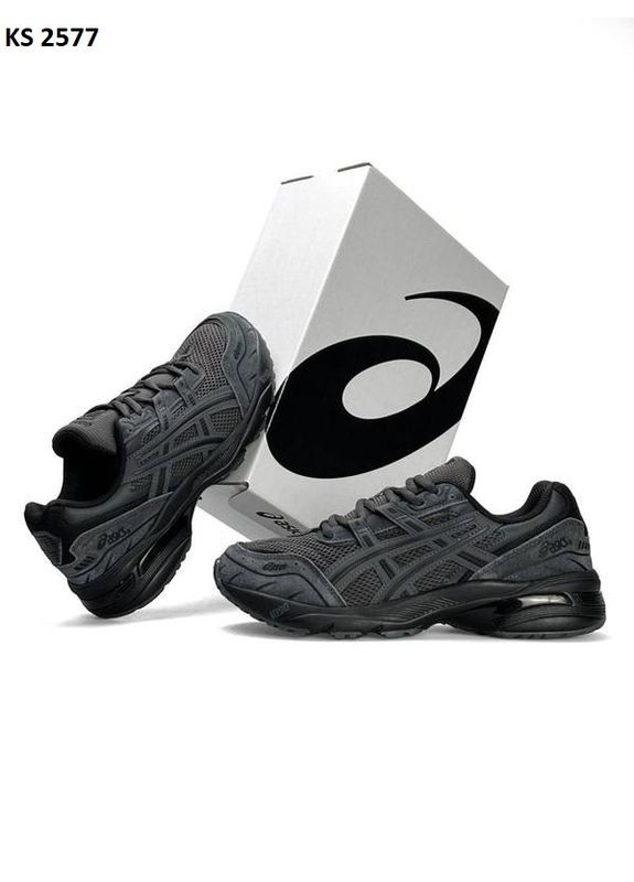 Сірі Осінні кросівки чоловічі asics gel-1090 dark gray асікс гель 1090 No Brand
