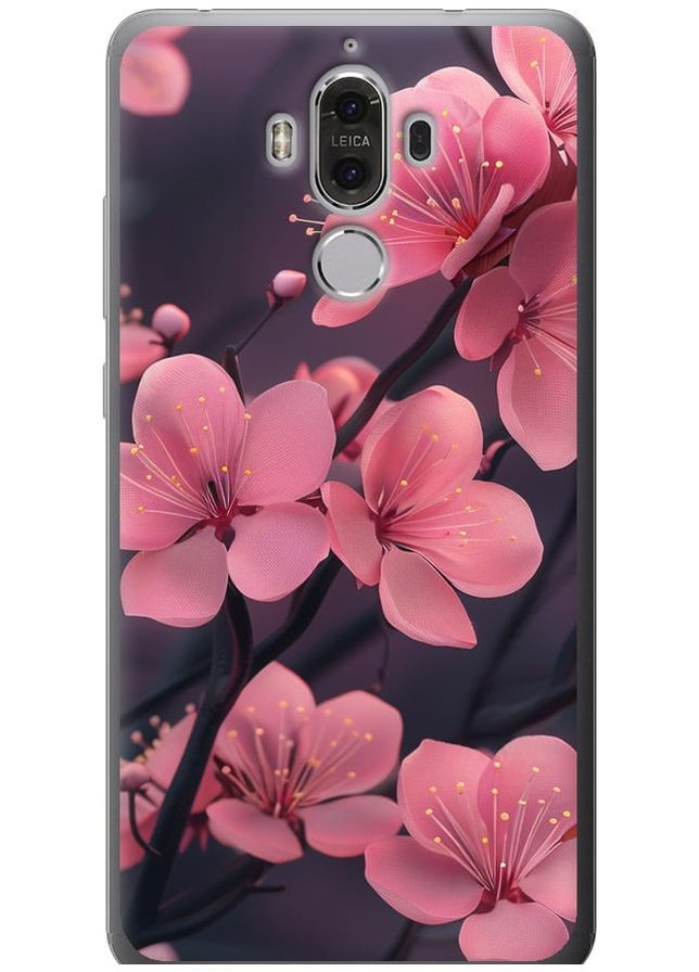 Силіконовий чохол 'Пурпурова сакура' для Endorphone Huawei Mate 9 (330611739)