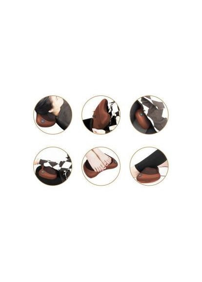 Масажна подушка Massage Pillow з інфрачервоним прогрівом роликова No Brand (348118942)