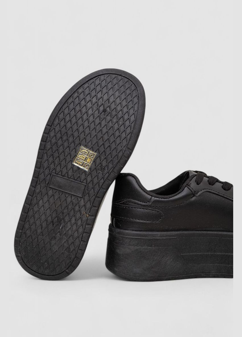 Кроссовки женские демисезонные на платформе, Gollmony чёрные всесезоны (317432539)