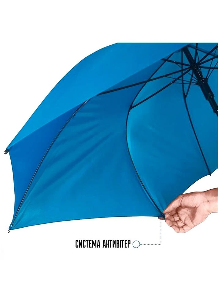 Синий зонт golf xxl blue (p96020-05) Perletti (374116075)
