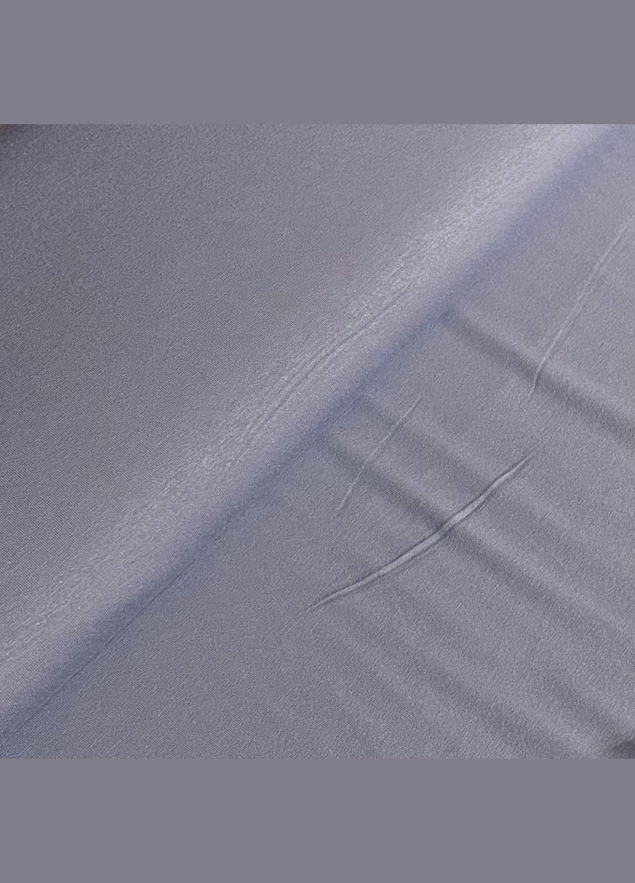 Ткань трикотаж вискоза тонкий серо-голубой пог. м. No Brand (329743709)