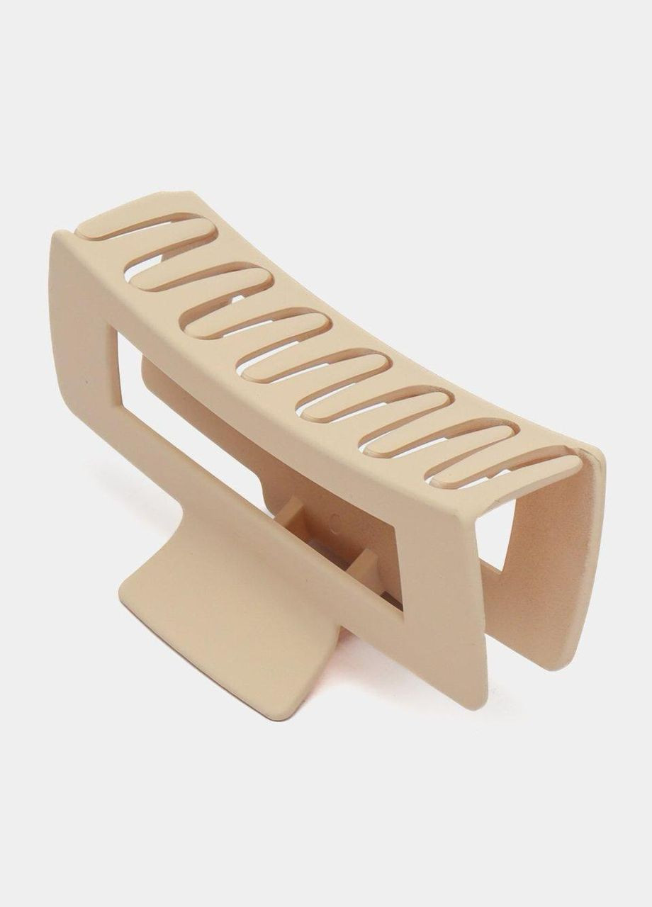 Заколка-краб для волос soft-touch матовая большая Слоновая кость Kimiko (322528656)