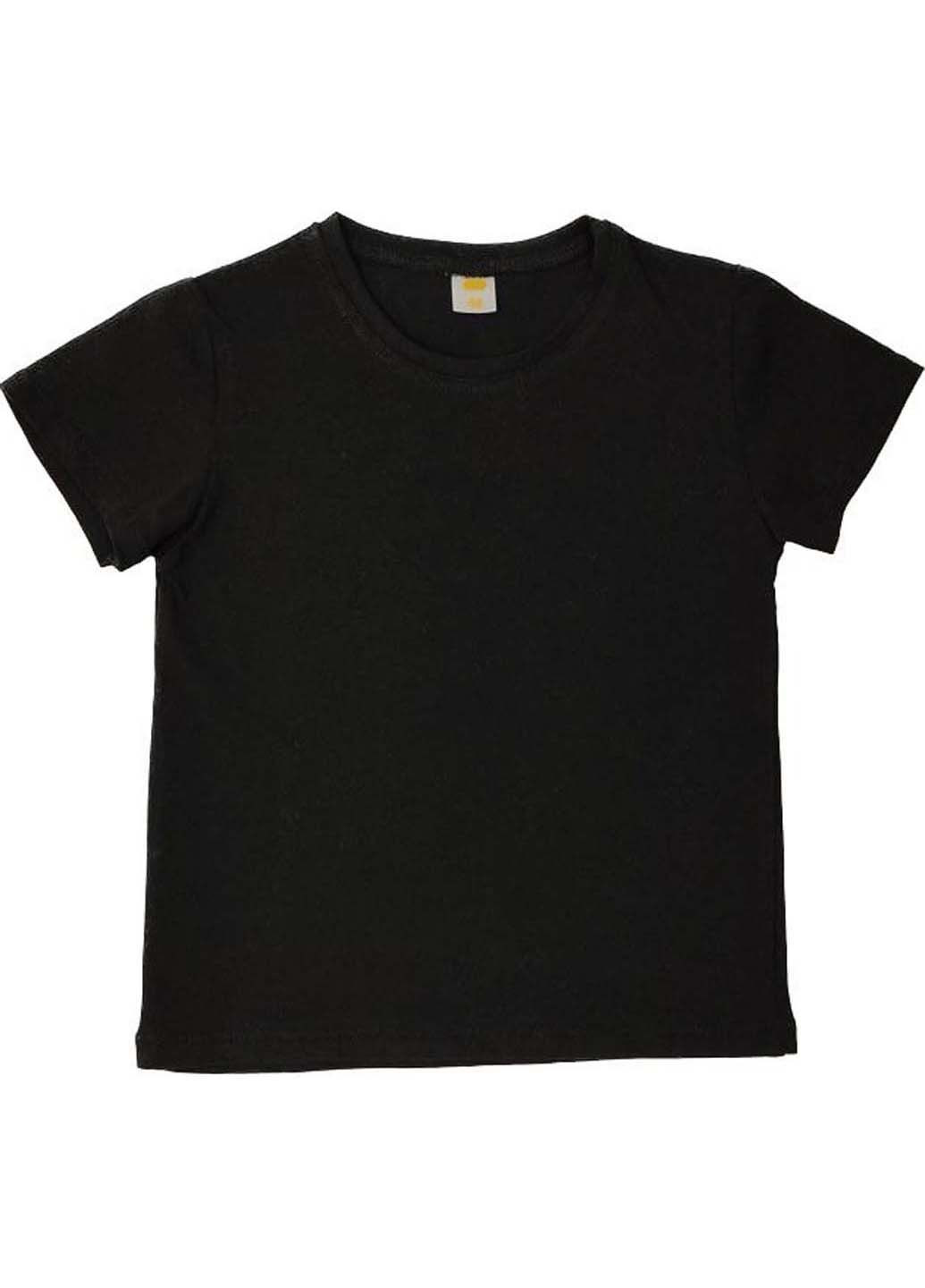 Чорна демісезонна футболка Лио