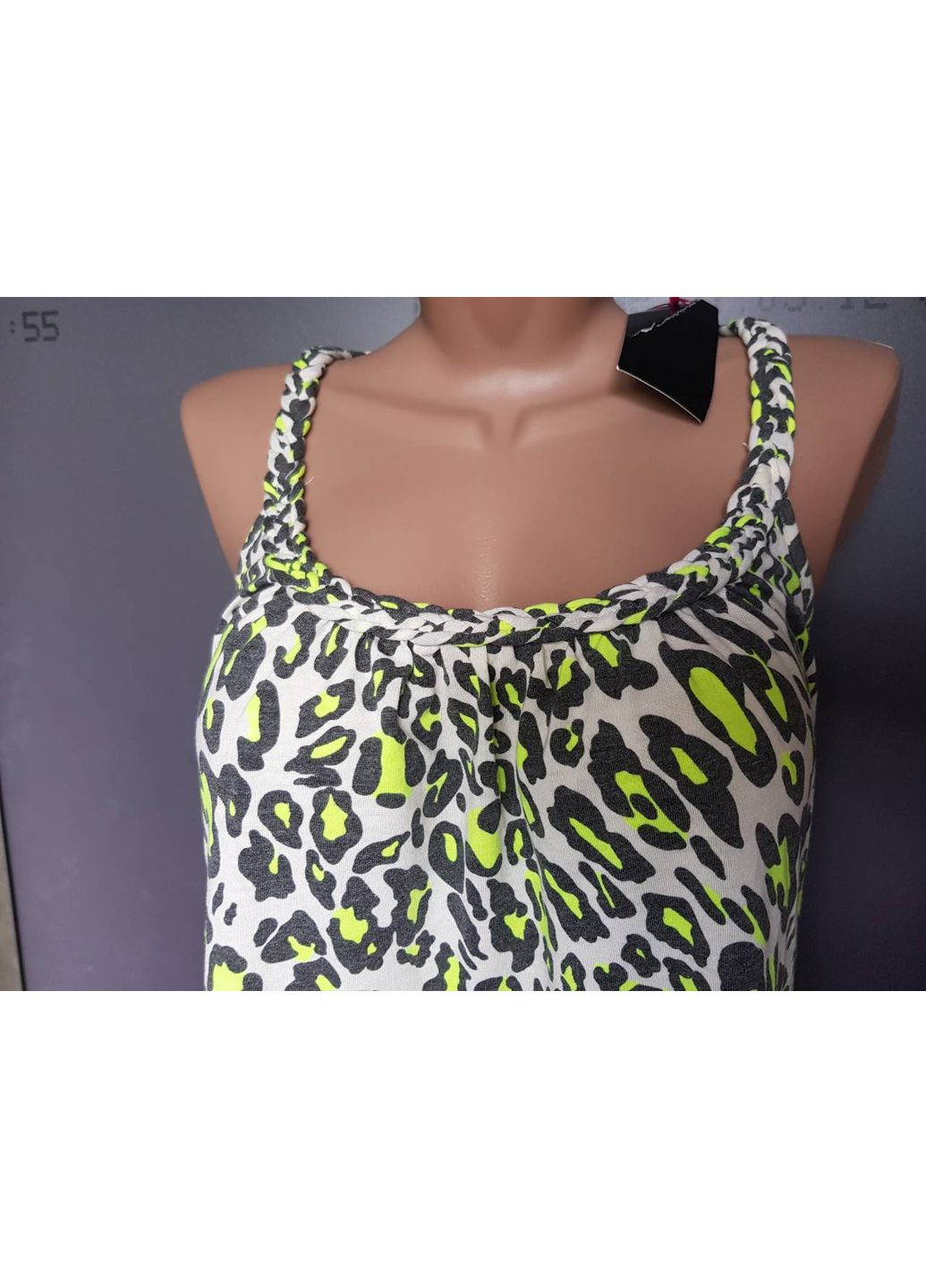 Майка-топ женская принт леопард No Brand — 361286328