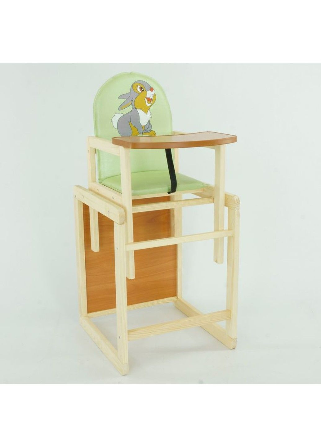 Стульчик /кожзам/ №2061 - "Серый зайчик" - цвет САЛАТОВЫЙ (1) ТМ "" Мася (305825095)