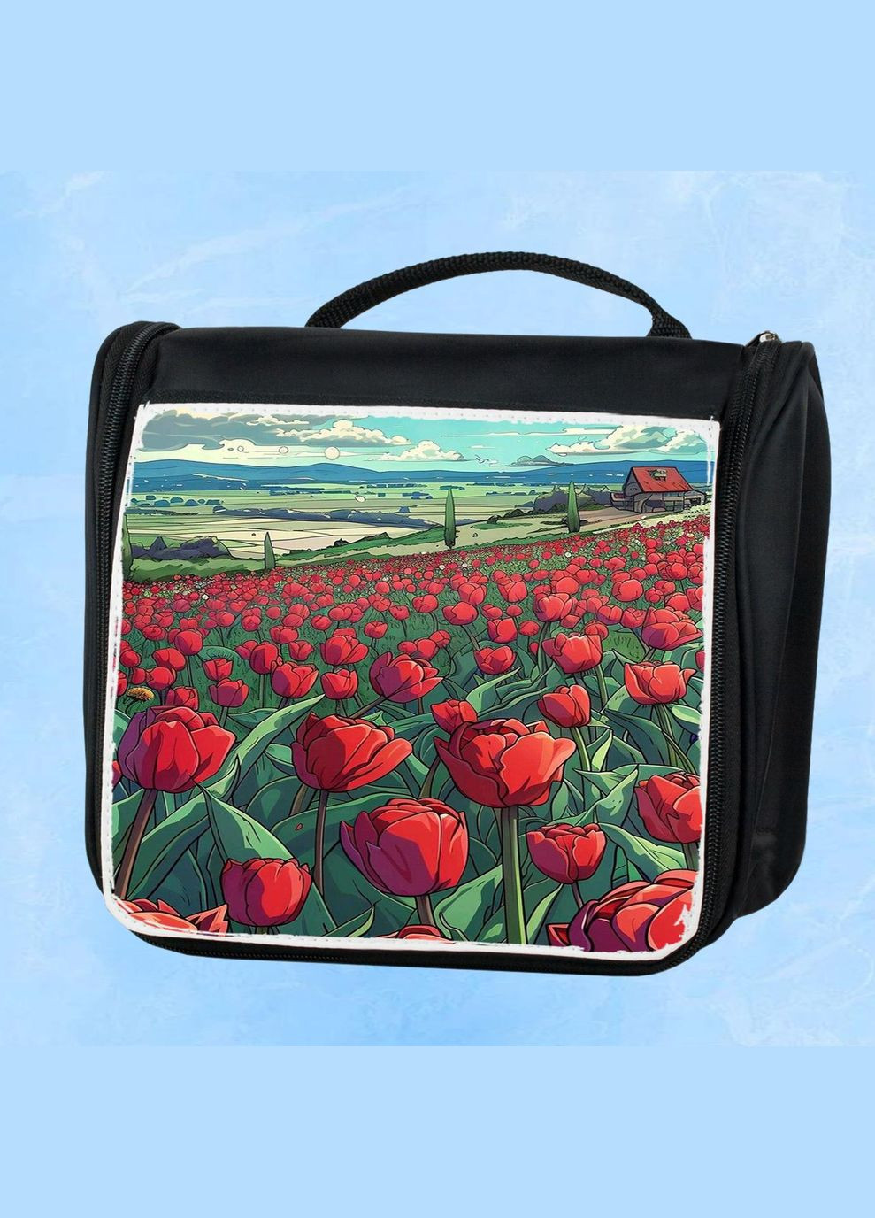 Дорожня сумка - органайзер для косметики несессер Art #341 Чорна No Brand (318677720)