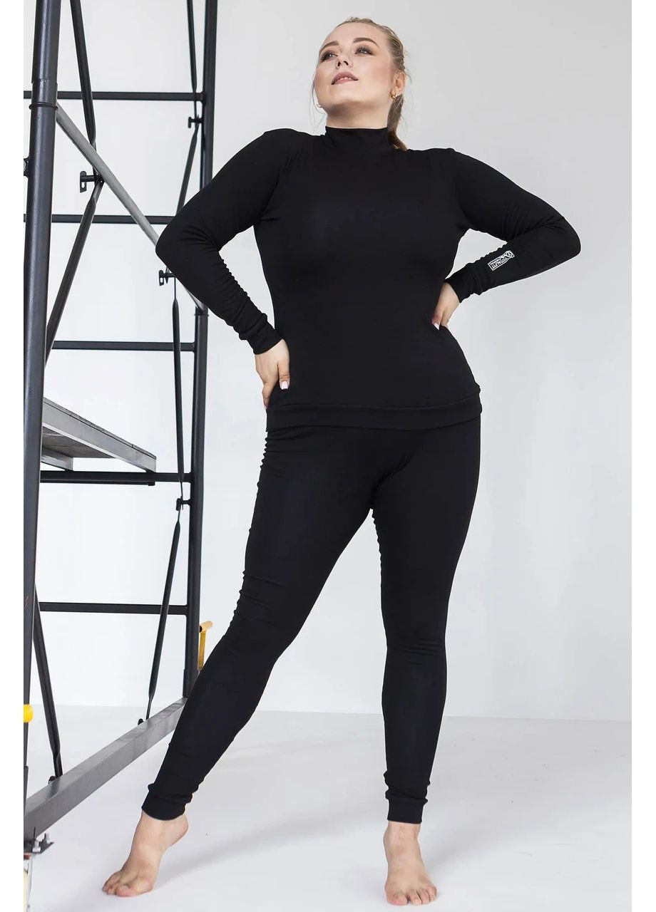 Комплект жіночої термобілизни з термогольфом X-ICE чорний 2XL TOTALFIT (369609174)