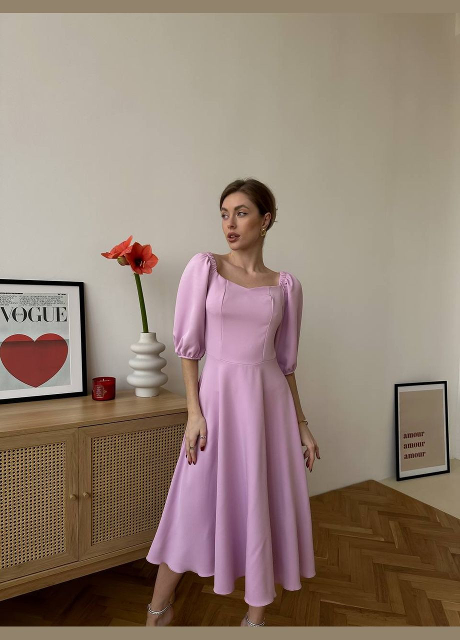 Пудровое женское платье Украина