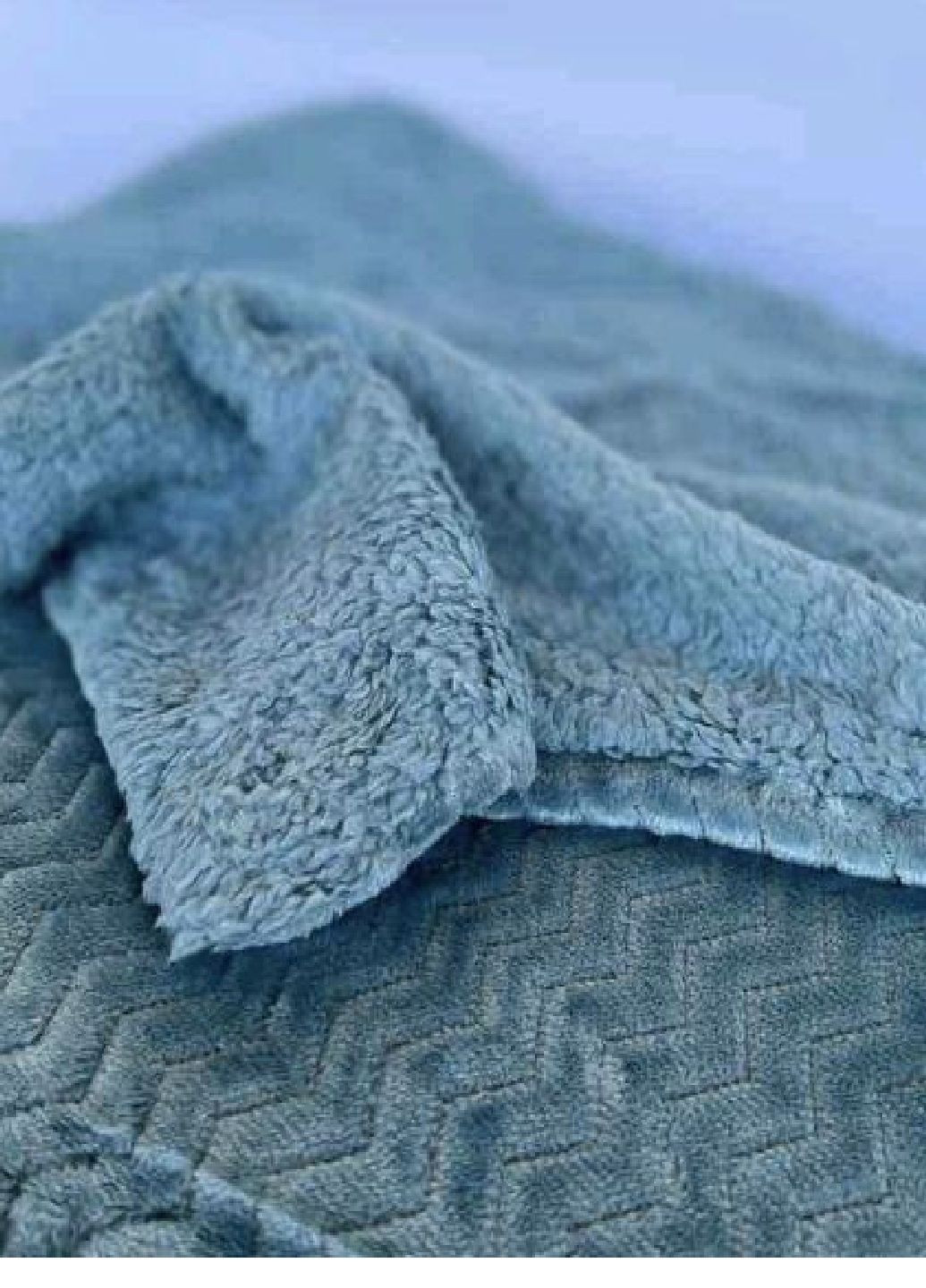 Теплий плед євро на хутрі-овчині Vishnya (362379491)