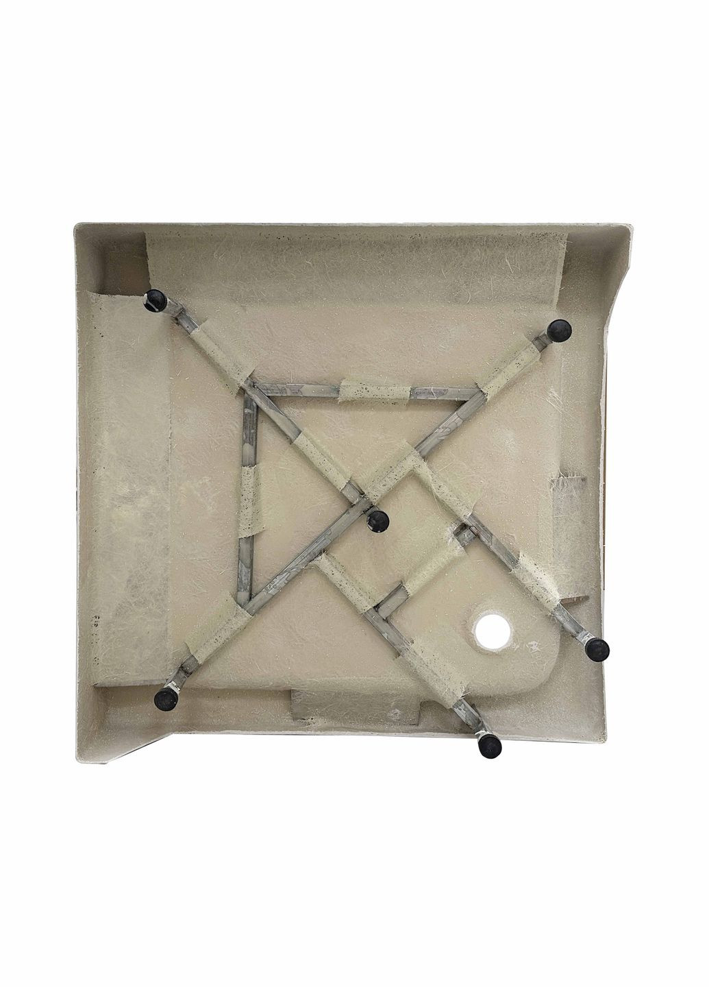 Wawel SC80x80.SAT.LOW.FR Душова кабіна квадратна, скло Frost 4 мм + Душовий піддон KAPIELKA ST80x80х14 LIDZ LWASC8080SLFSET (337514671)