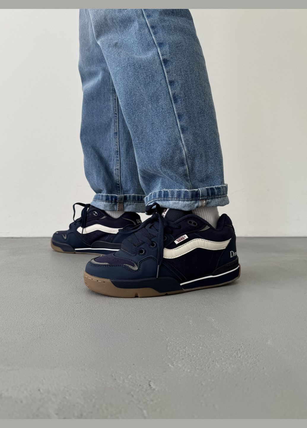 Кроссовки женские и мужские Vans Rowley XLT x Dime blue | Ванс Ровли ХТЛ синие No Brand синие демисезоны (316231468)