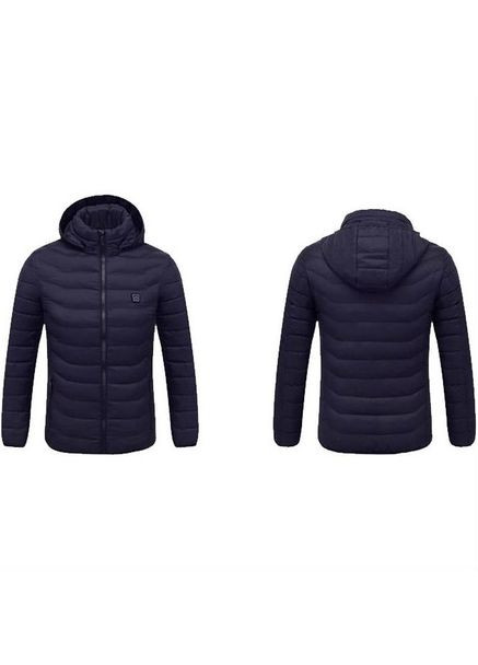 Синя демісезонна куртка з підігрівом cimone (10880244s) Thermalli