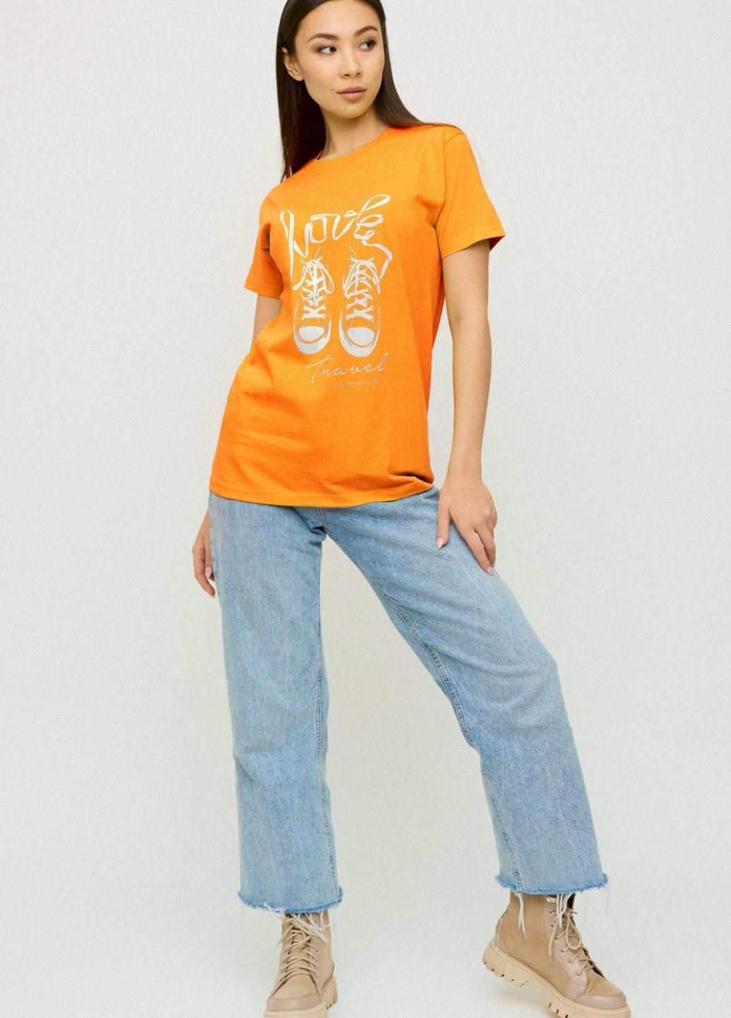 Футболка Boyfriend / дышащий принт / YAPPI - (325222307)