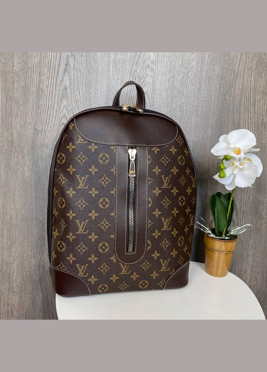 Жіночий рюкзак-сумка трансформер 2 в 1 формат А4 коричневий (sku_1047) No Brand (330576283)