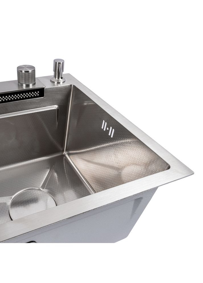 Мийка кухонна сатин Handmade "Водоспад" (ДЕКОР) 75х45B Valeso (353746817)