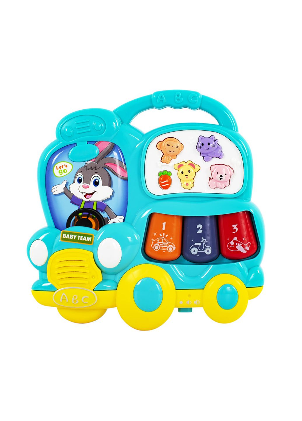Музыкальная игрушка "Веселый автобус" цвет разноцветный ЦБ-00250164 Baby Team (292706615)