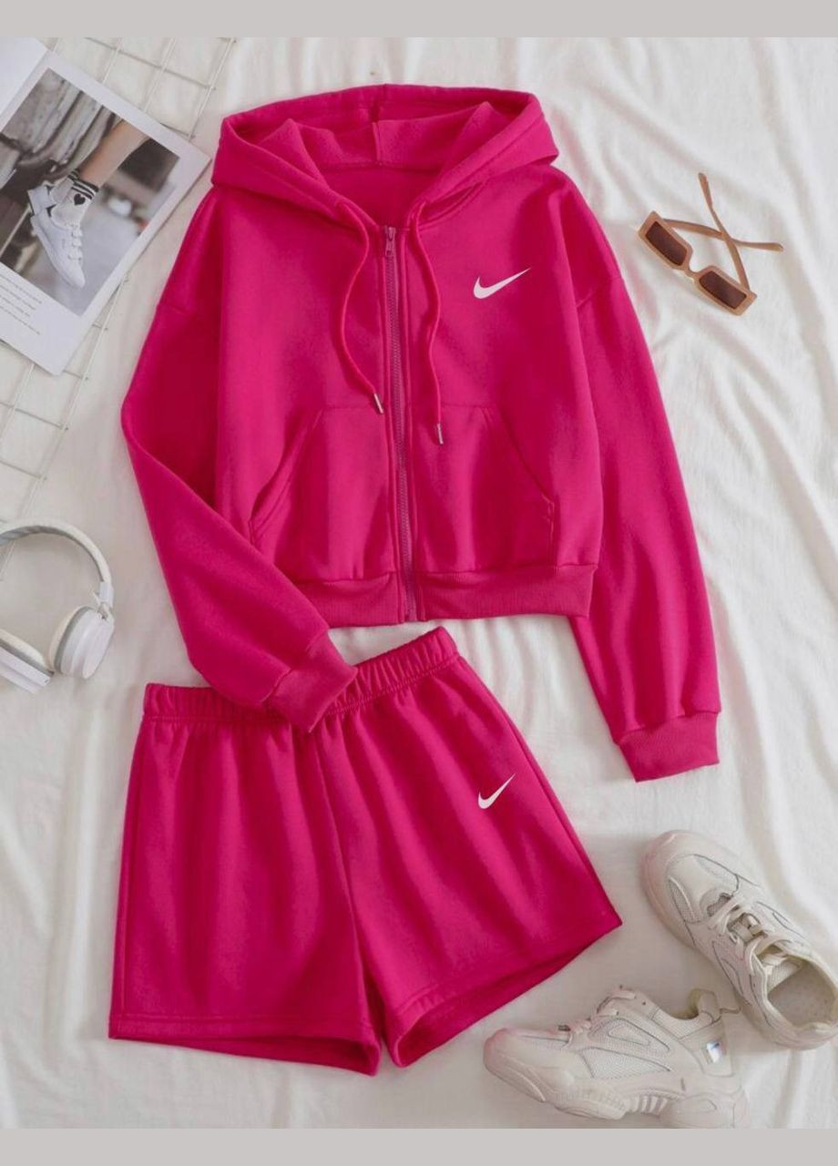 Женский спортивный костюм - худи+шорты Україна (331605984)