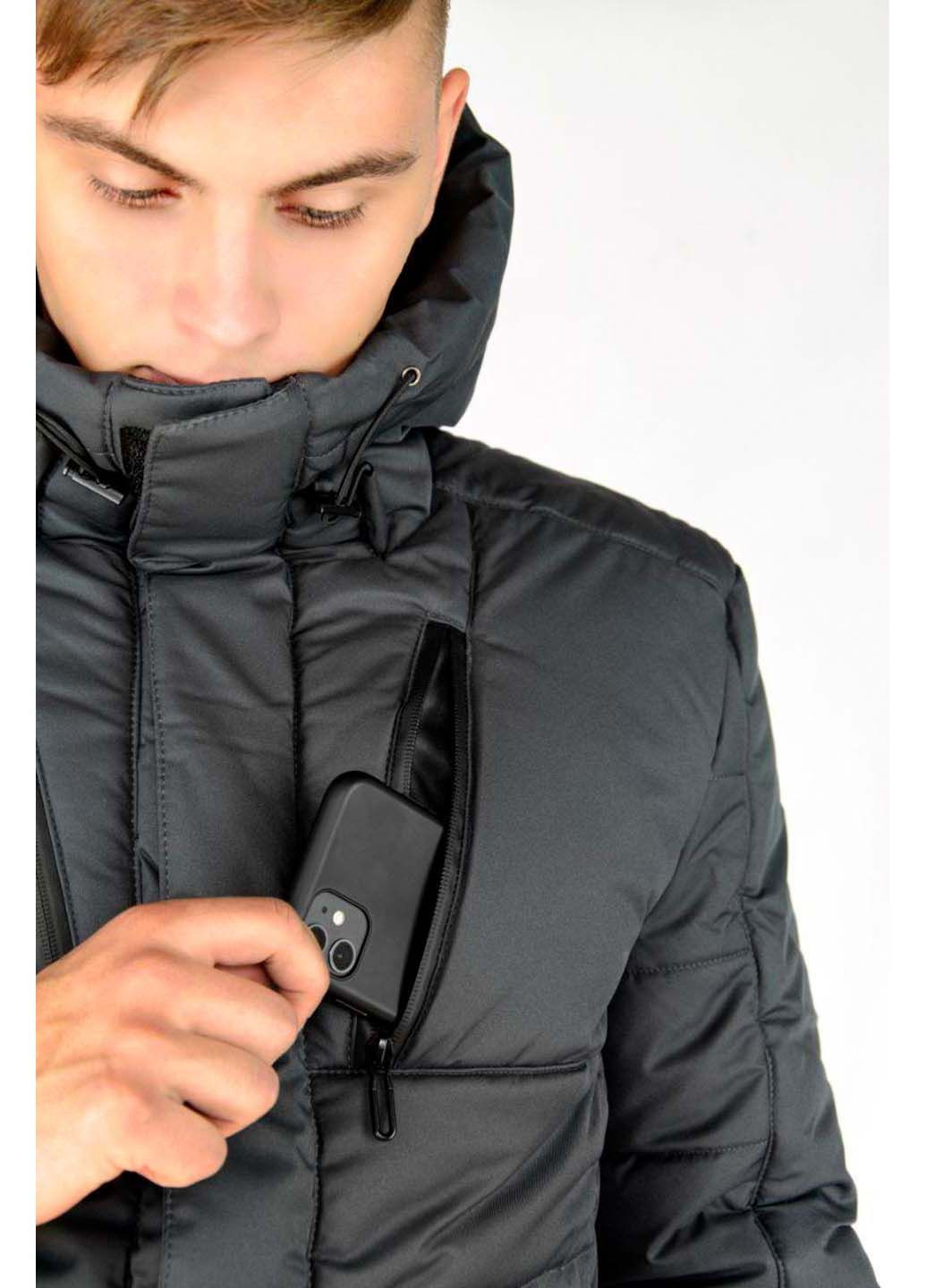 Серая зимняя куртка Intruder