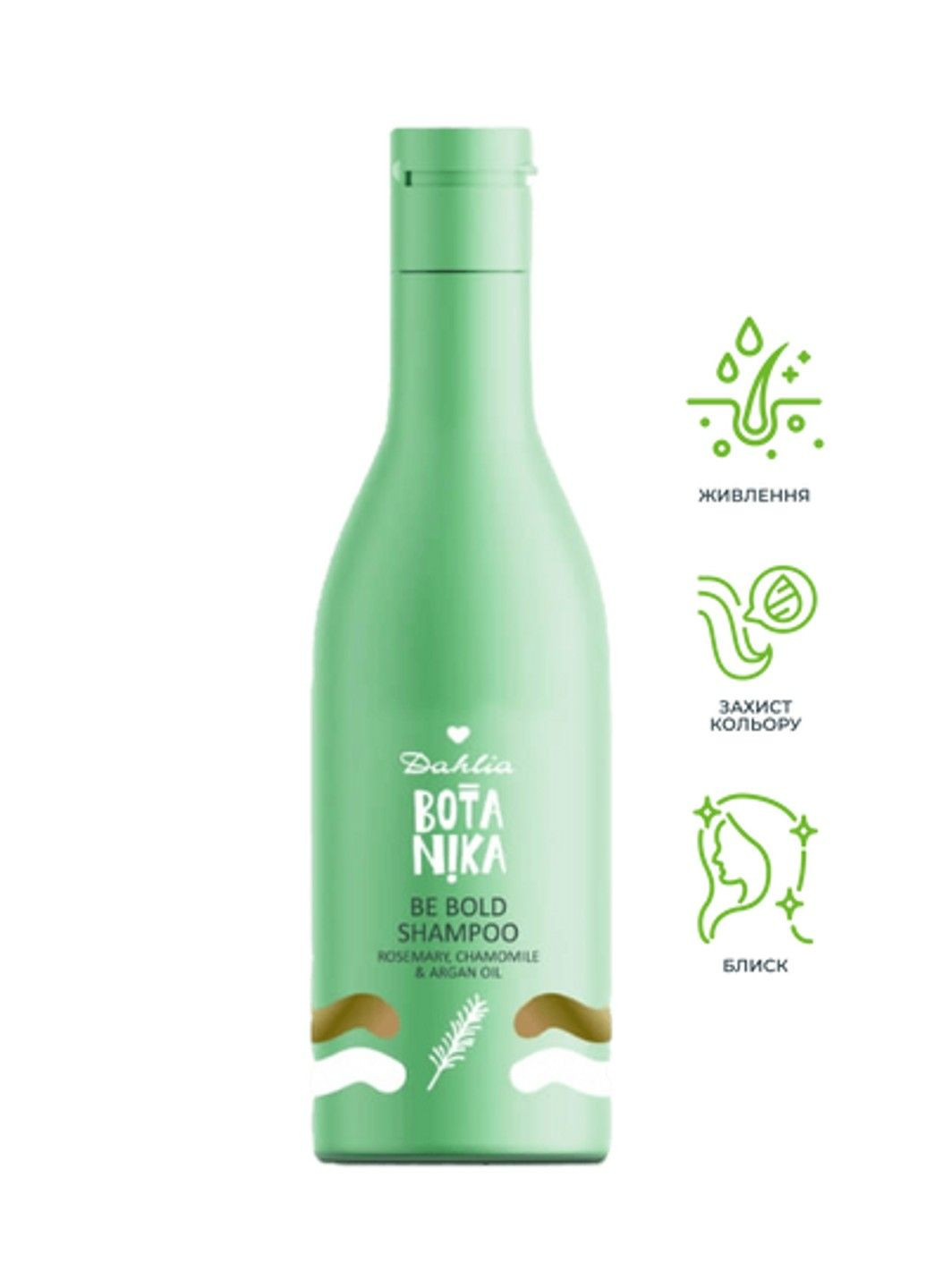 Шампунь з розмарином,ромашкою та аргановим маслом 300 мл Dahlia Botanika (317257321)