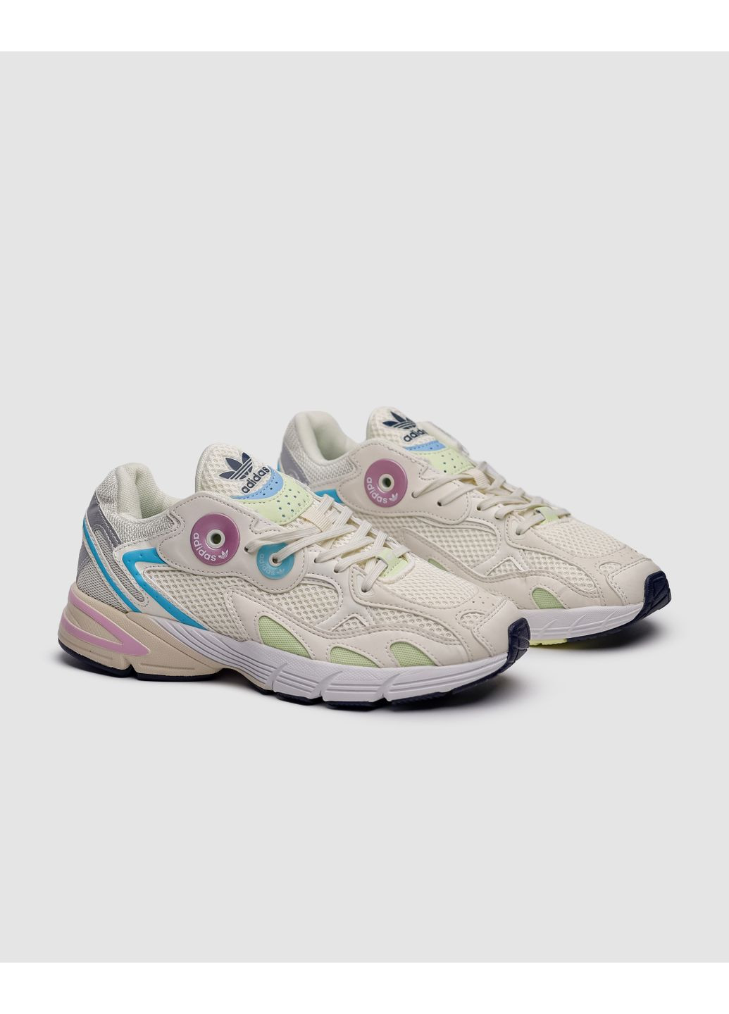 Розовые демисезонные кроссовки мужские adidas astir wonder white halo green pink адидас No Brand