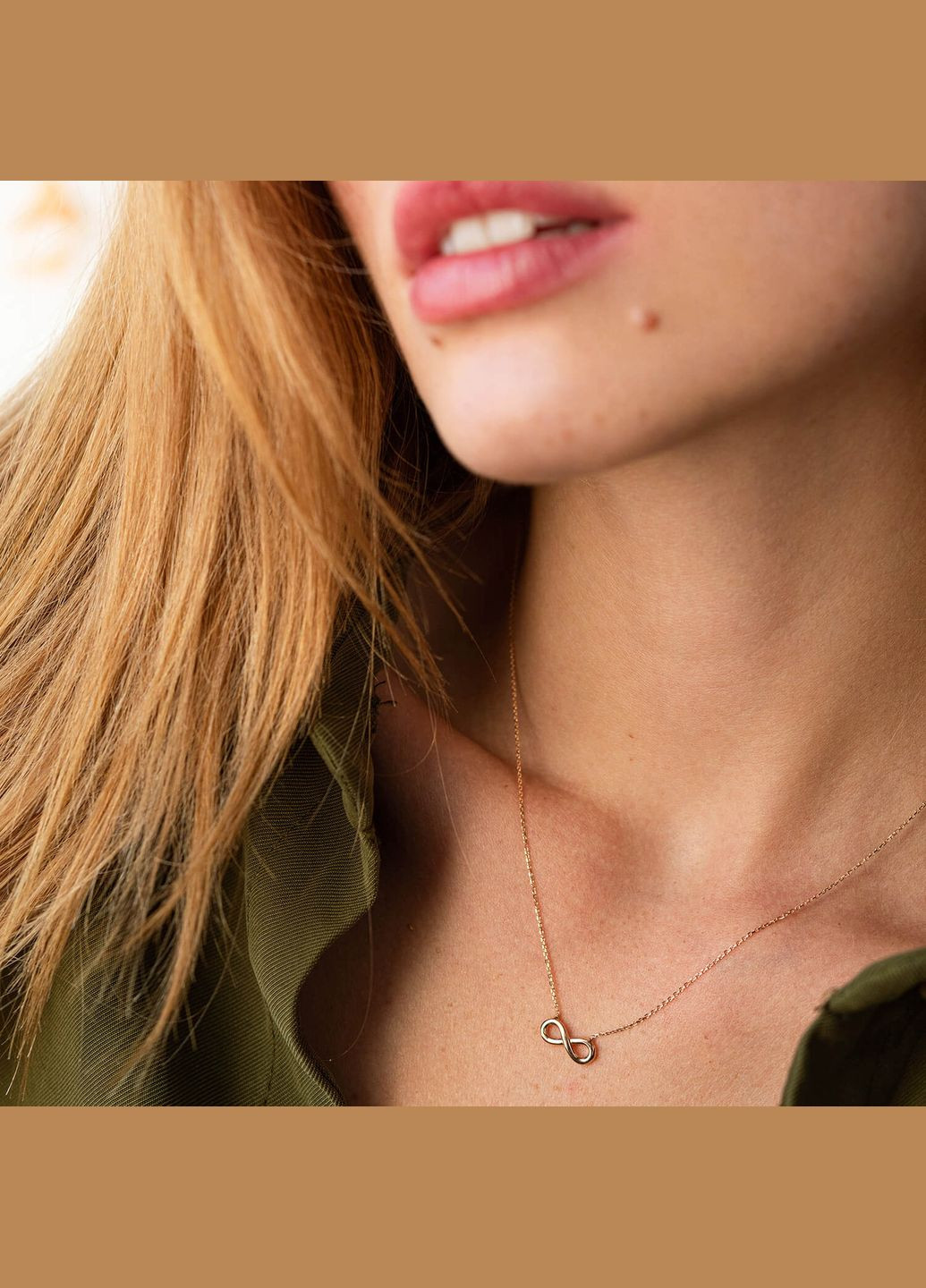 Золотое колье Бесконечность кол02318 41 Oniks (264022387)