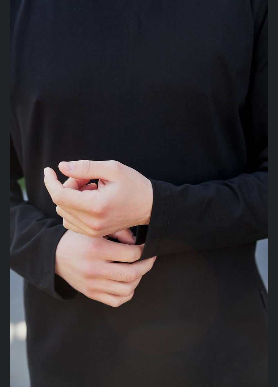 Лонгслів чоловічий (М183) UMON чорний