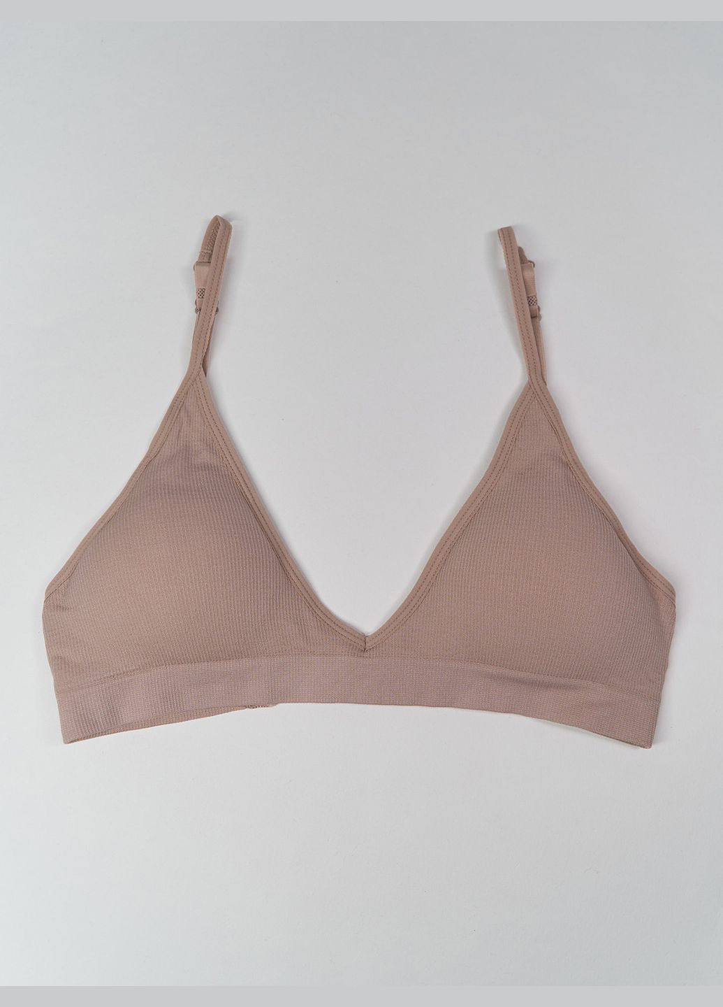 Бежевый бралетт бюстгальтер Magnet без косточек трикотаж
