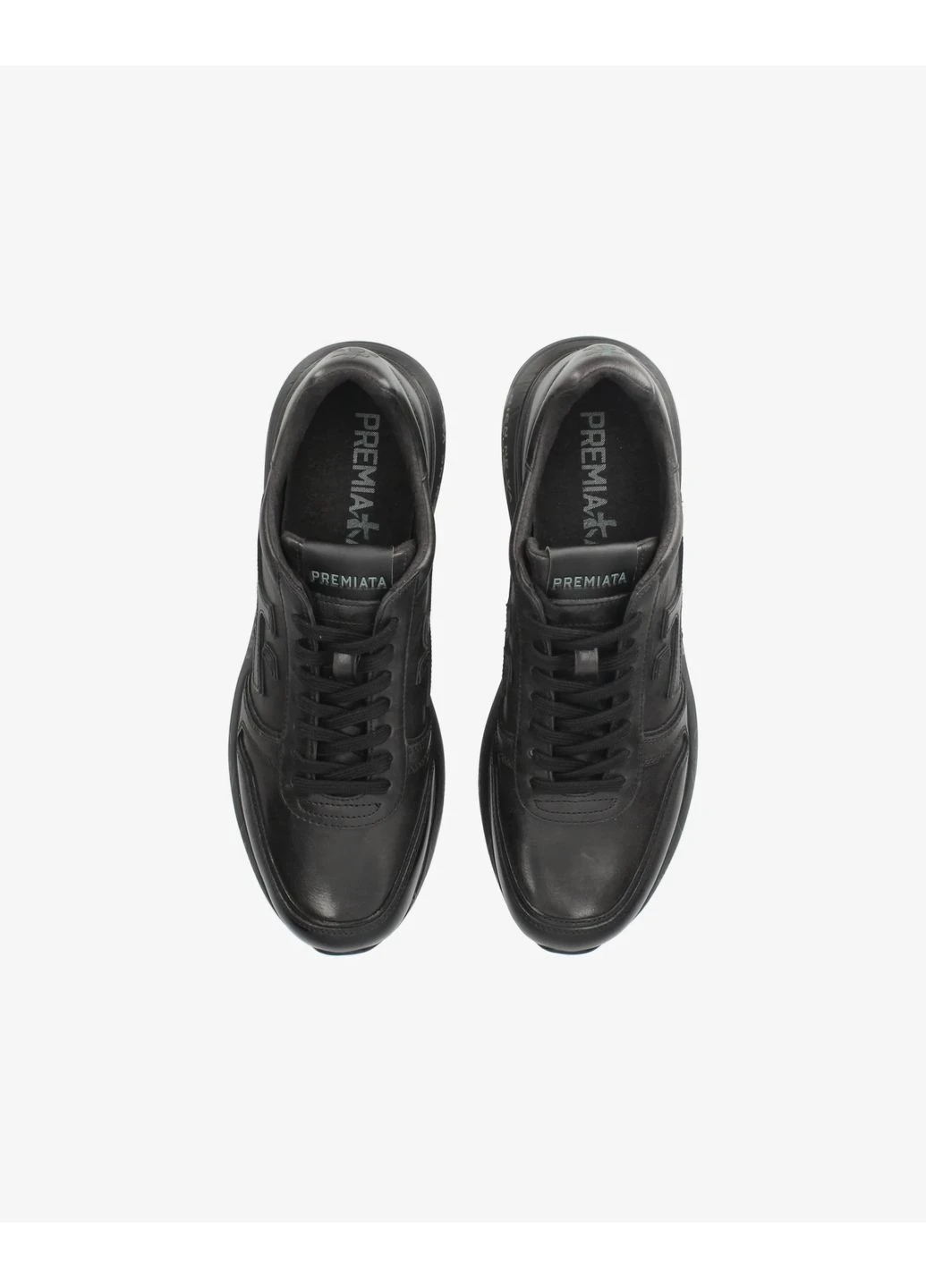 Черные кроссовки mick black var.1453n Premiata