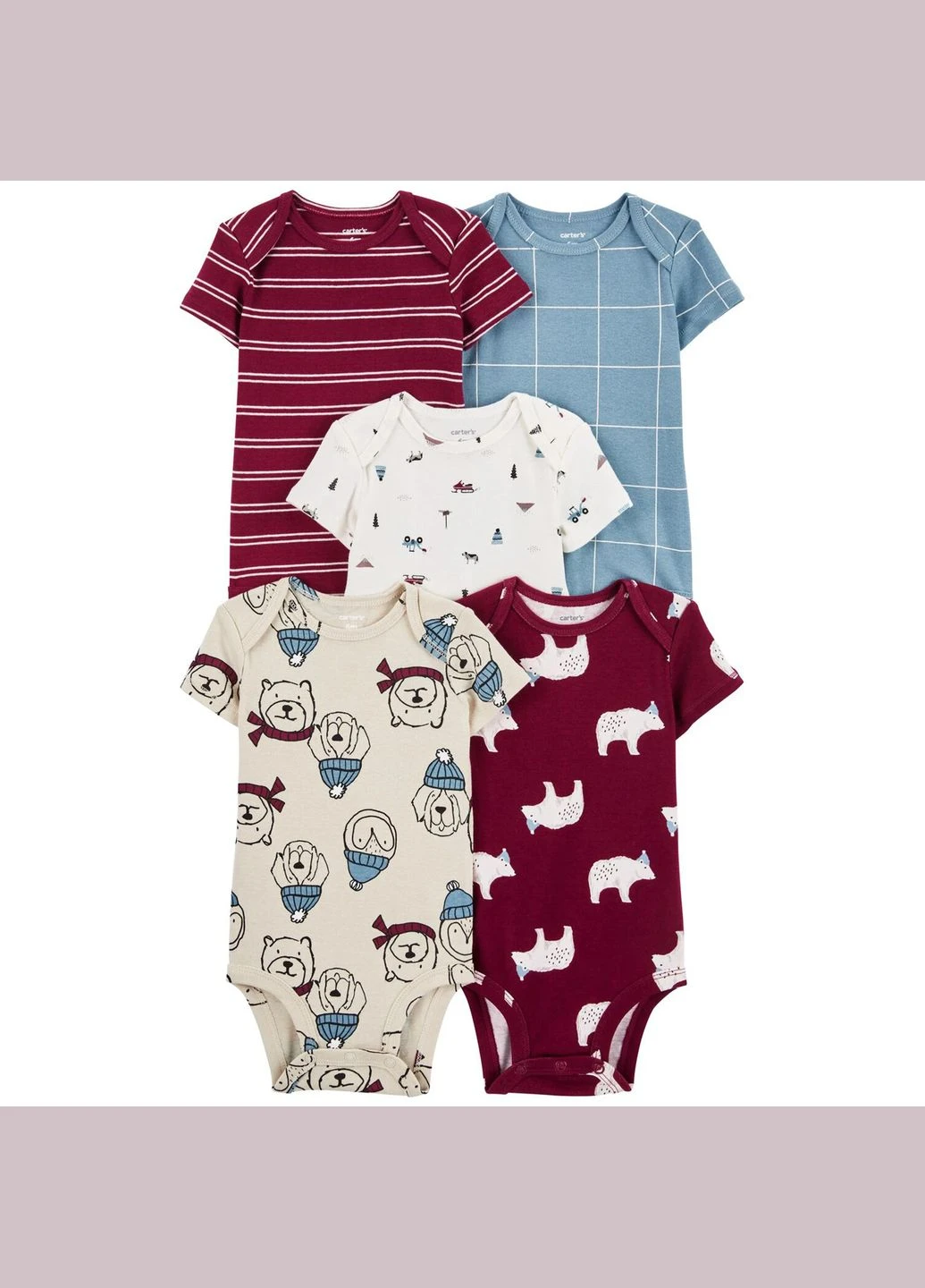 Комплект боди 5в1 для мальчика 69-72 см (1Q124710_) Carter's (299399998)
