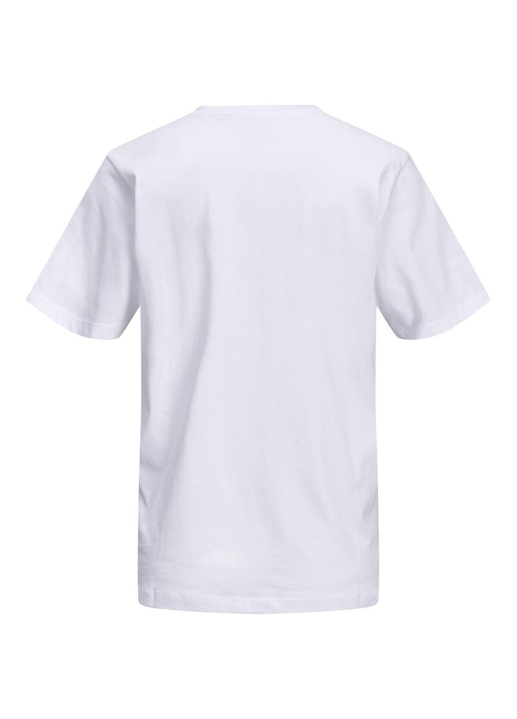 Біла футболка basic,білий з принтом зелений,jjxx Jack & Jones