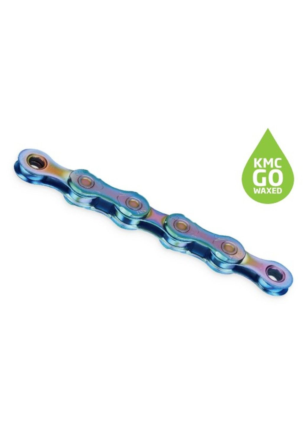 Ланцюг X11 Aurora Blue 11 швидкостей 118 лінків + замок Waxed (змащений парафіновим мастилом GO WAX) KMC (329726257)