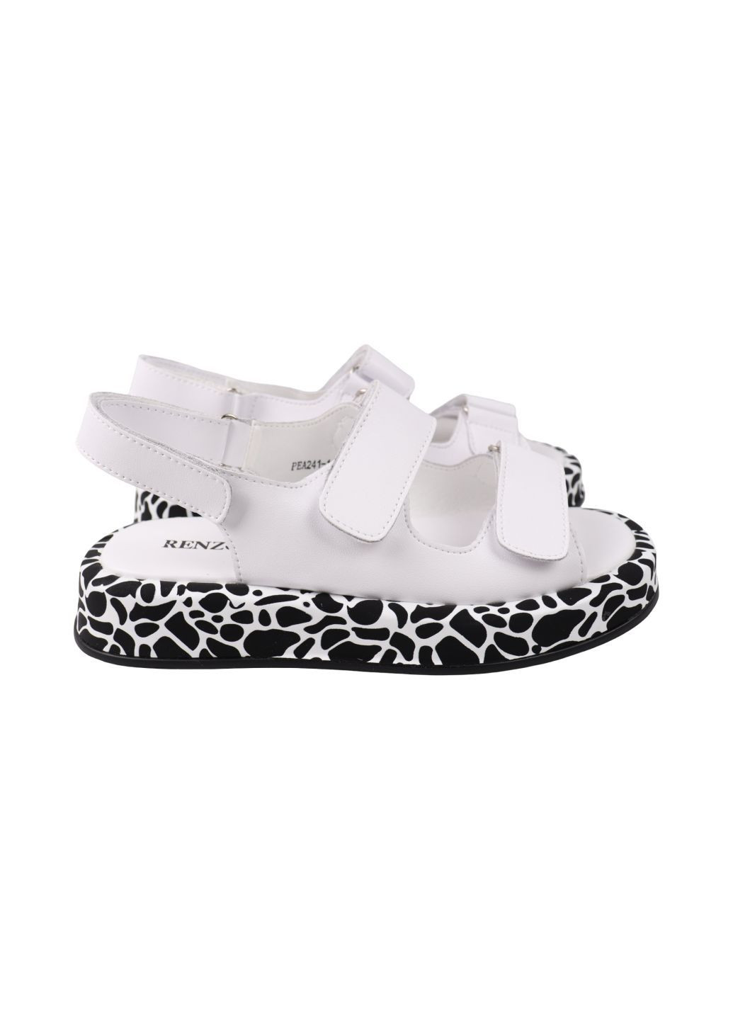 Босоніжки жіночі білі натуральна шкіра Renzoni 1401-25LBC (331611760)