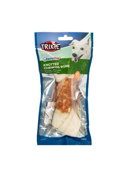 Лакомство Denta Fun для собак Косточка для чистки зубов с курицей 18 см 120 г Trixie (335419134)