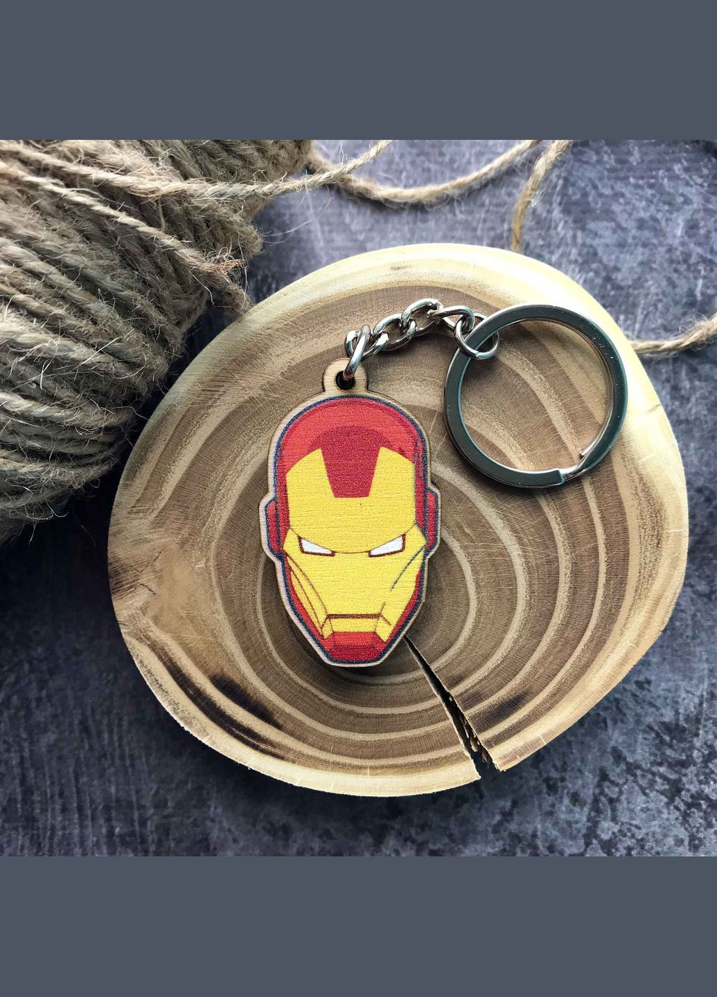 Дерев'яний брелок "Iron Man" Cozy-Up (293517277)