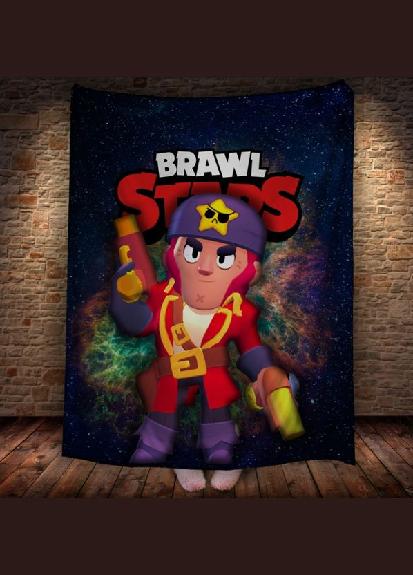 Плед с 3D-принтом на тему Brawl Stars Герои Бравл Старс - Плед с 3D-принтом на тему Brawl Stars Герои Бравл Старс Перша Креативна мануфактура PERFECTUS Плед (301870670)