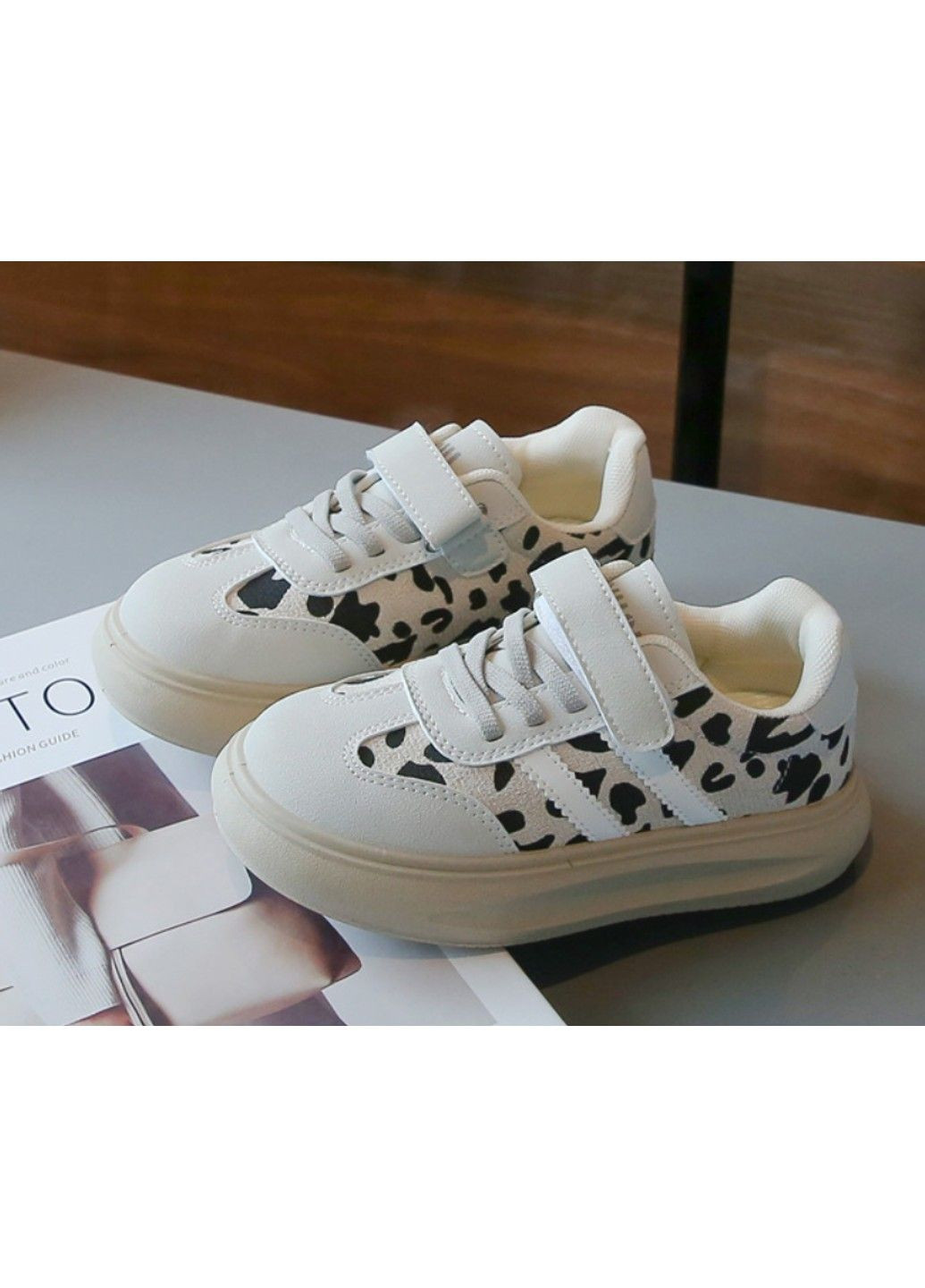 Бежевые детские кеды No Brand