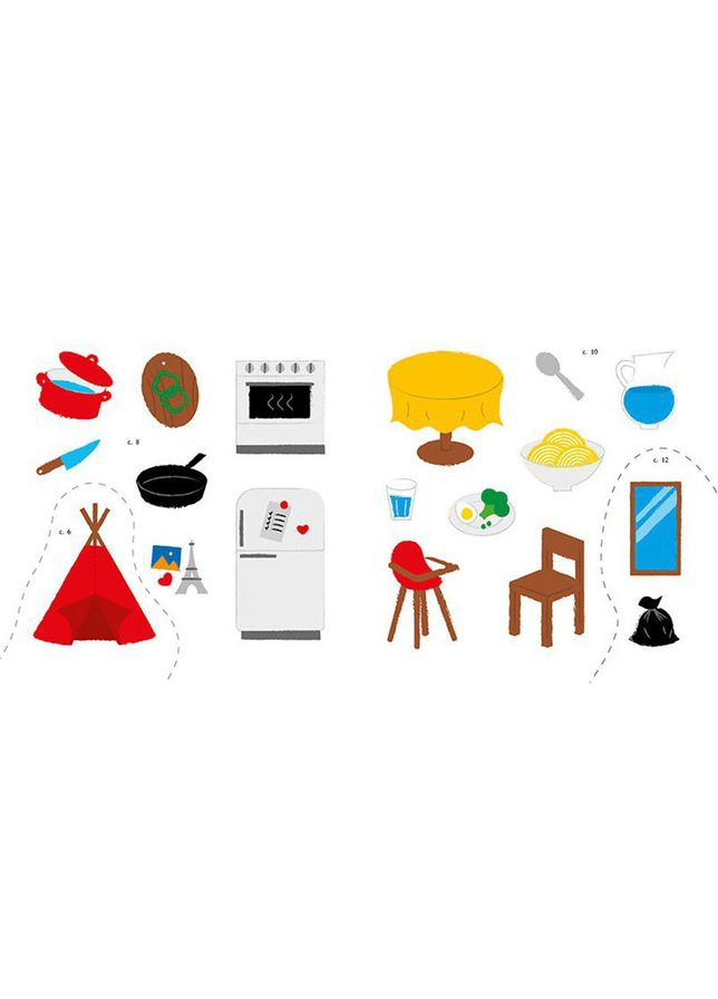 Развивающая книжка Мои первые слова Мой дом 1829003 с наклейками Ranok Creative (368827010)