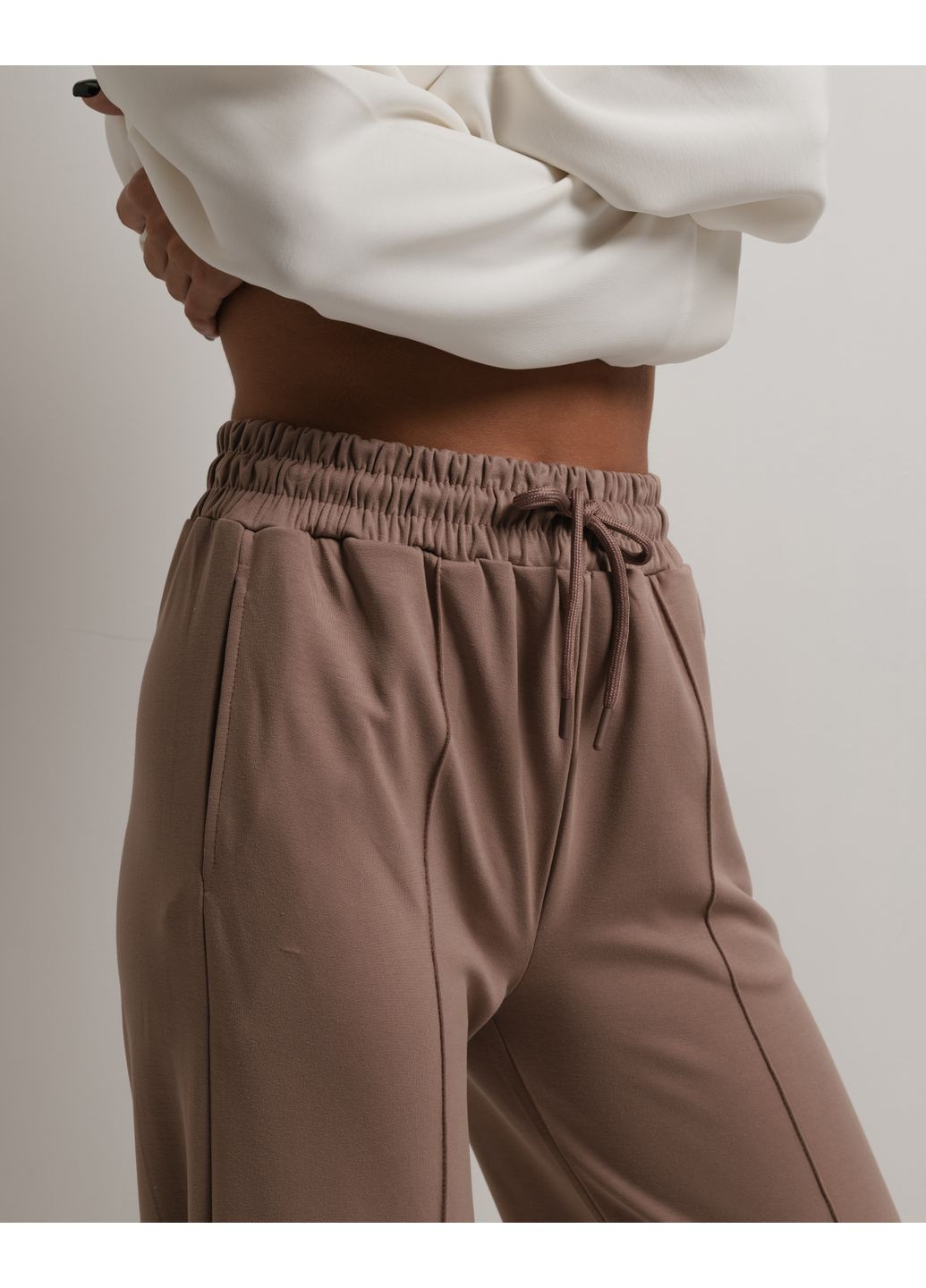 Костюм женский молочный (кофта, штаны) Butella (361408889)